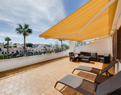 For Rent. Chill Apartment with garden, spacious terrace, close to the beaches, Cabo Roig Ref. KR6