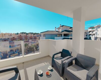 For Rent. Golf&Sea Penthouse + Pool View with 2 big terraces near by golf clubs, Villamartin Ref. KR23
